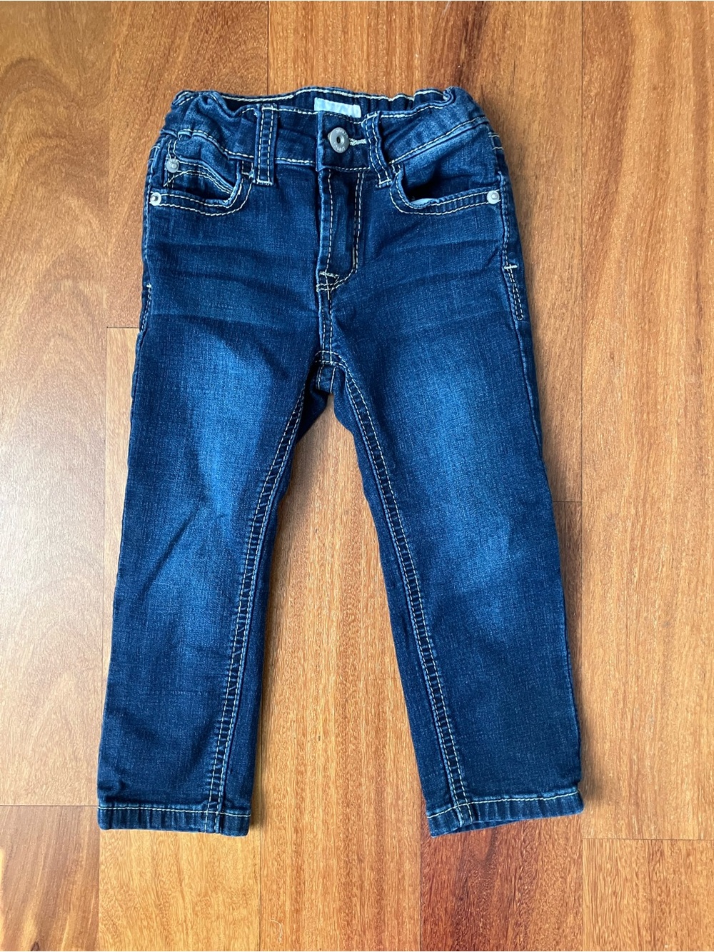Hudson Jeans Kids Dark Blue Stretch Denim Pants